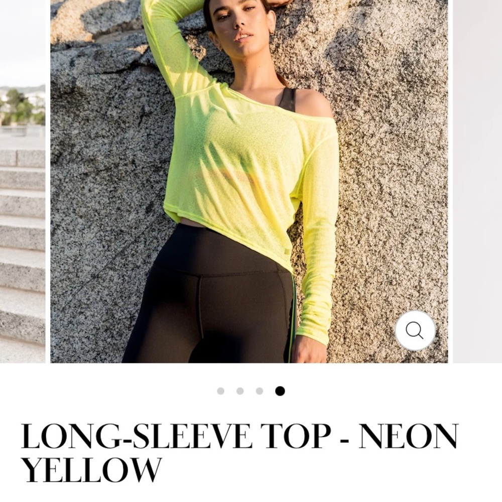 NWT! IVL Collective Neon long sleeve top